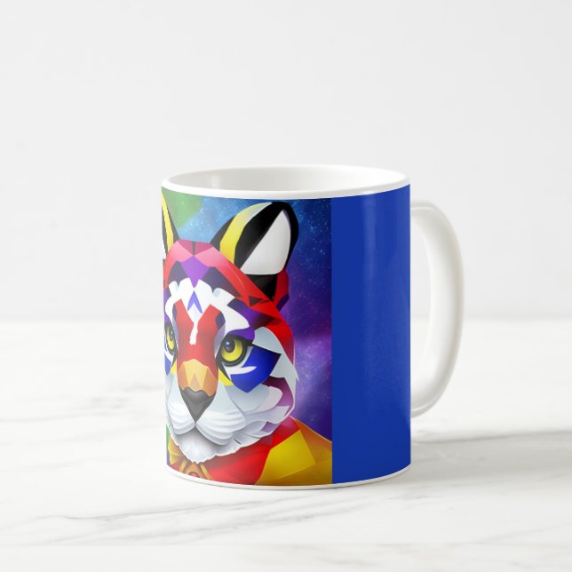 Taza De Café Mugre azul del gato de Alexander (Anverso derecho)