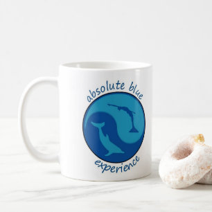 Taza De Café Mugre azul doble