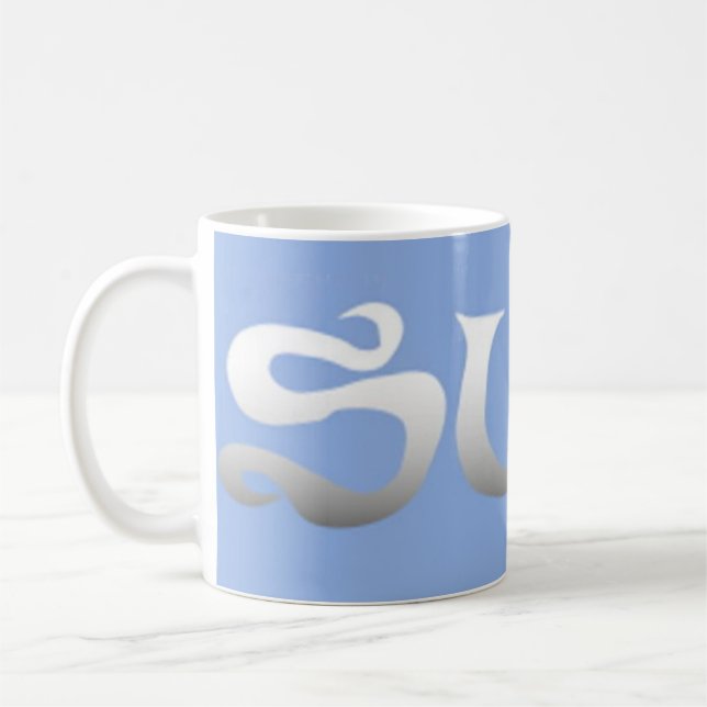Taza De Café Mugre azul surf (Izquierda)
