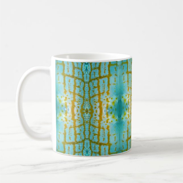 Taza De Café Mugre azul Verde azulado (Izquierda)