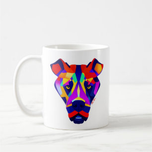 Taza De Café Mugre blanca del perro de Alejandro