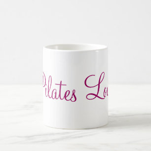 Taza De Café Mugre blanca Pilates Lovers