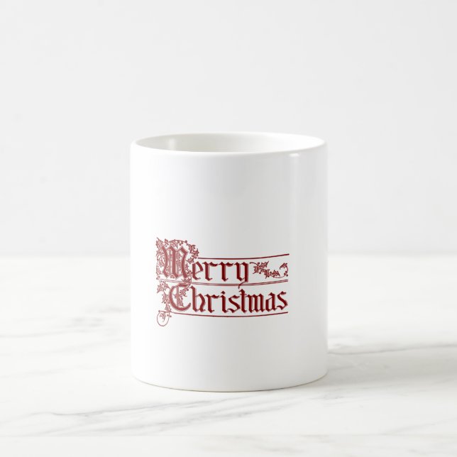 Taza De Café Mugre blanco especial de Navidad (Centro)