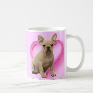 Taza De Café Mugre cachorro de bulldog francés