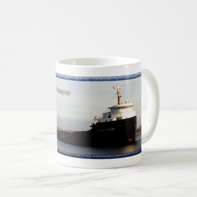 Taza De Café Mugre canadiense de voyager (Anverso derecho)