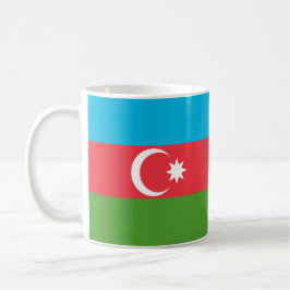 Taza De Café Mugre cerámica de bandera de Azerbaiyán