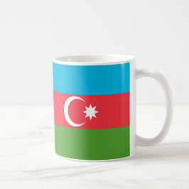 Taza De Café Mugre cerámica de bandera de Azerbaiyán