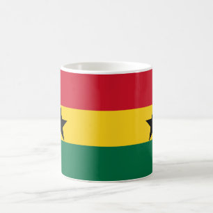 Taza De Café Mugre cerámica de bandera de Ghana