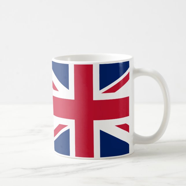 Taza De Café Mugre cerámica de bandera de Gran Bretaña (Derecha)