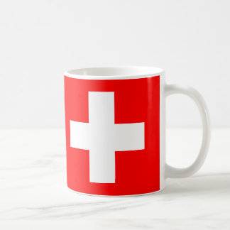 Taza De Café Mugre cerámica de bandera de Suiza
