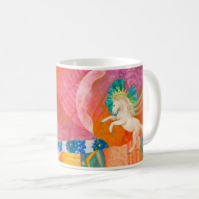 Taza De Café Mugre cerámica de caballo (Anverso derecho)