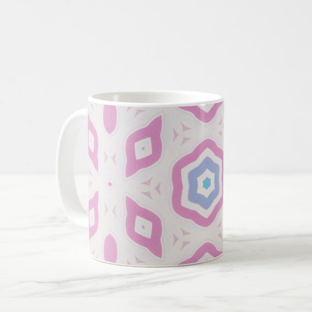Taza De Café Mugre cerámica suave pastoral kaleidoscopo (Anverso izquierdo)