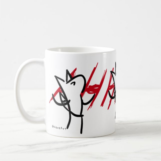Taza De Café Mugre cómica de AHHHHH (Izquierda)
