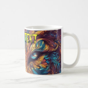 Taza De Café Mugre con su texto personalizado