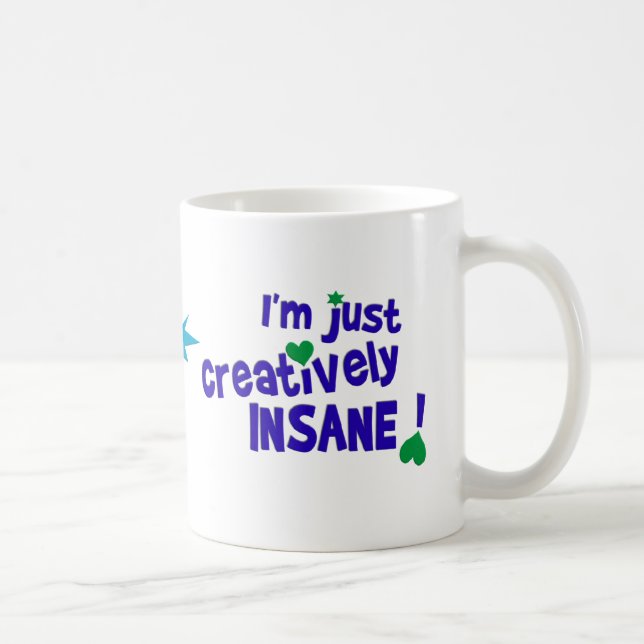 Taza De Café Mugre creativamente demente (Derecha)