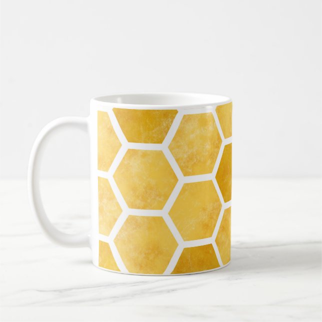 Taza De Café Mugre de abeja amarilla (Izquierda)
