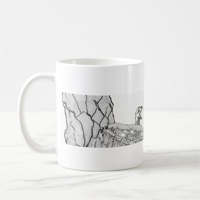 Taza De Café Mugre de águilas CASA Segunda Naturaleza Negro + B (Izquierda)