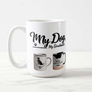 Taza De Café Mugre de almádena de perro personalizada - Regalo 