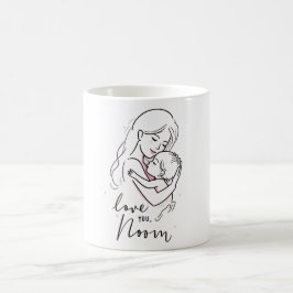 Taza De Café Mugre de amor minimalista