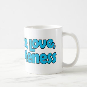Taza De Café Mugre de amor por la paz