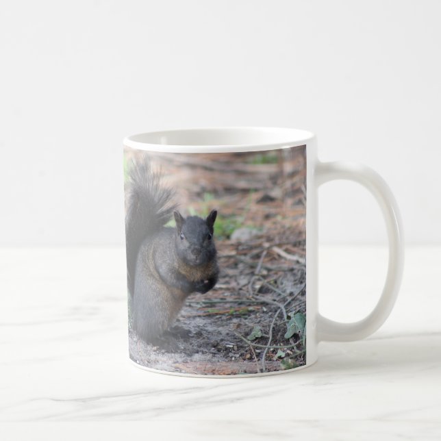Taza De Café Mugre de ardilla negra (Derecha)
