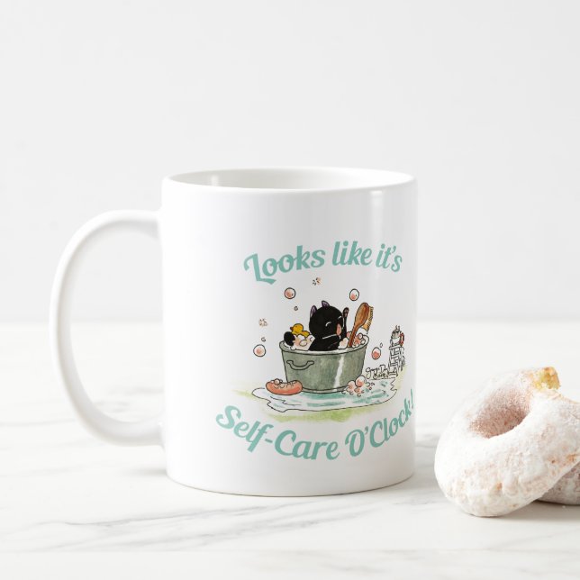 Taza De Café Mugre de autocuidado (Con donut)