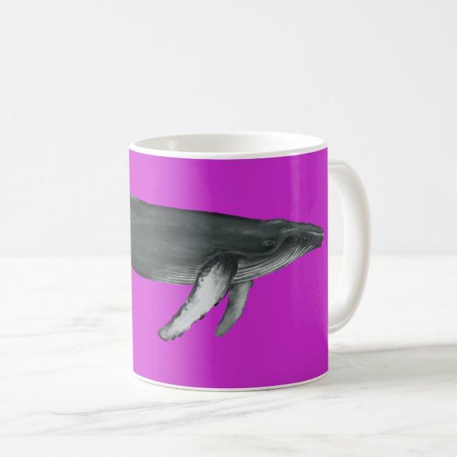 Taza De Café Mugre de ballena jorobada (Anverso derecho)