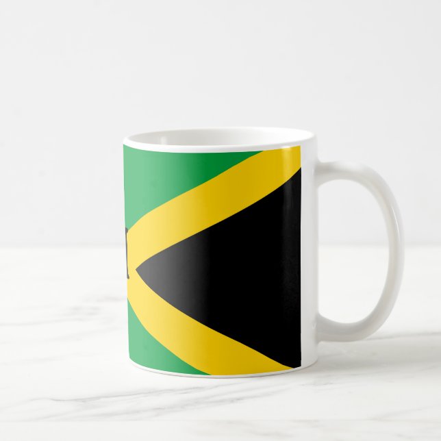 Taza De Café Mugre de bandera de Jamaica (Derecha)