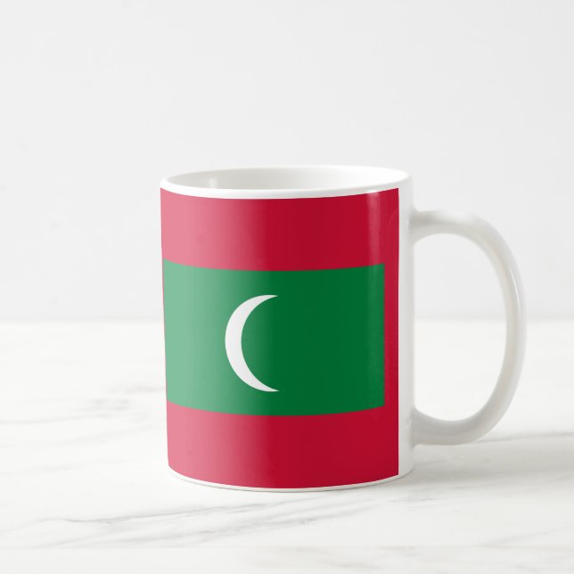 Taza De Café Mugre de bandera de la media luna de primeros auxi (Derecha)