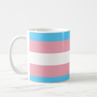 Taza De Café Mugre de bandera transgénero