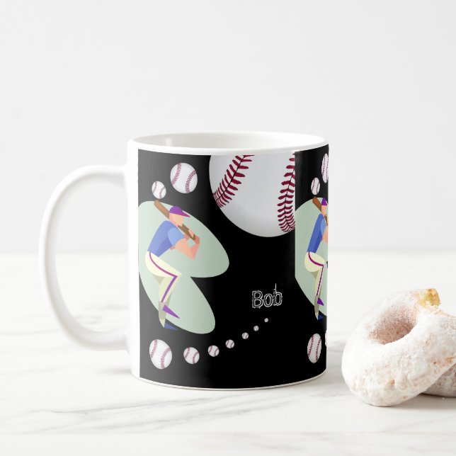 Taza De Café Mugre de béisbol (Con donut)