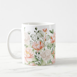 Taza De Café Mugre de belleza floral