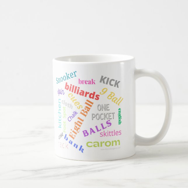 Taza De Café Mugre de Billiards (Derecha)