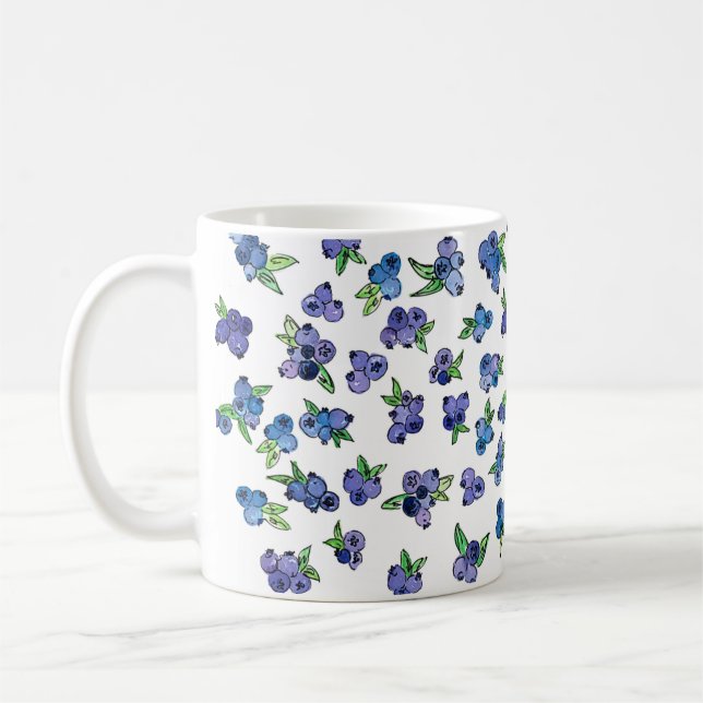 Taza De Café Mugre de Blueberry (Izquierda)