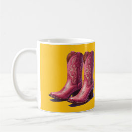 Taza De Café ¡Mugre de botas rosadas!