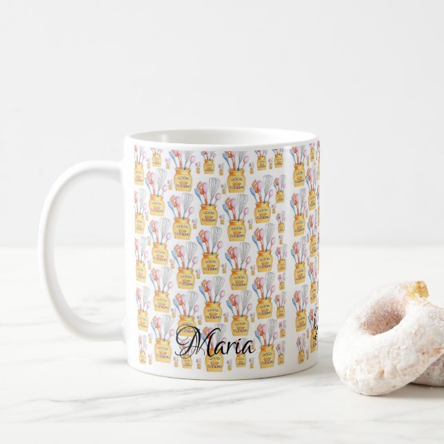 Taza De Café Mugre de buena cocina (Con donut)
