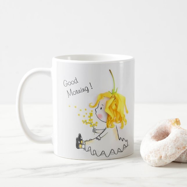 Taza De Café Mugre de buenos días (Con donut)