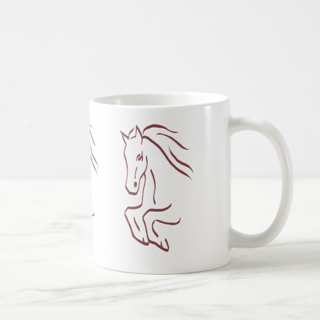 Taza De Café Mugre de caballo (Derecha)