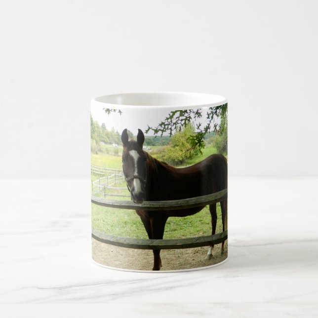 Taza De Café Mugre de caballo feliz (Centro)