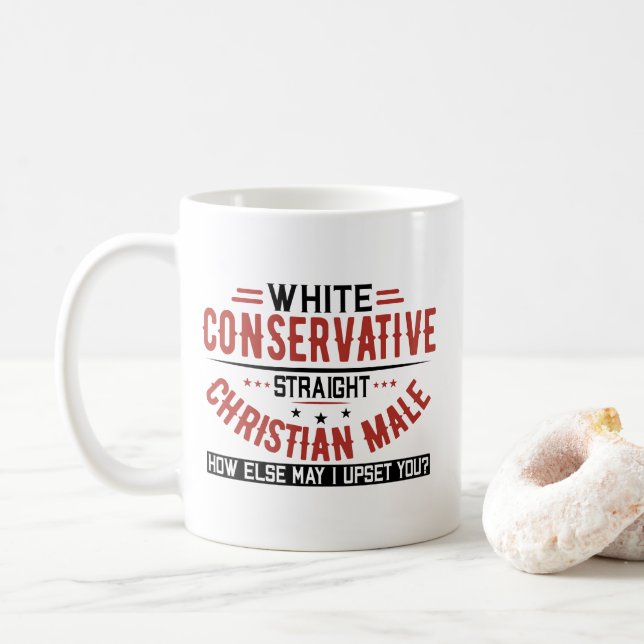 Taza De Café Mugre de café conservador blanco (Con donut)