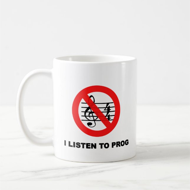Taza De Café Mugre de café de Prog Rock (Izquierda)