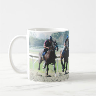 Taza De Café Mugre de carreras de caballos
