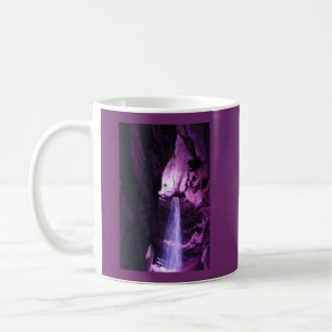 Taza De Café Mugre de cascada violeta