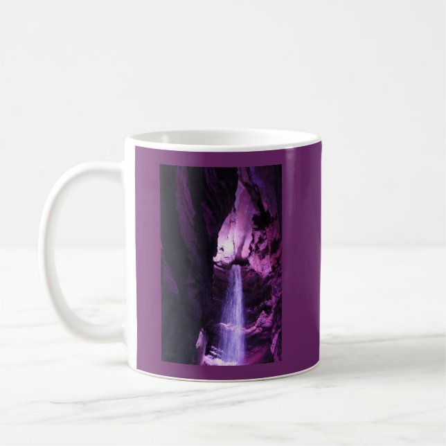 Taza De Café Mugre de cascada violeta (Izquierda)