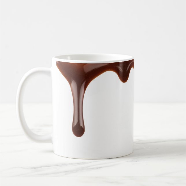 Taza De Café Mugre de chocolate real (Izquierda)