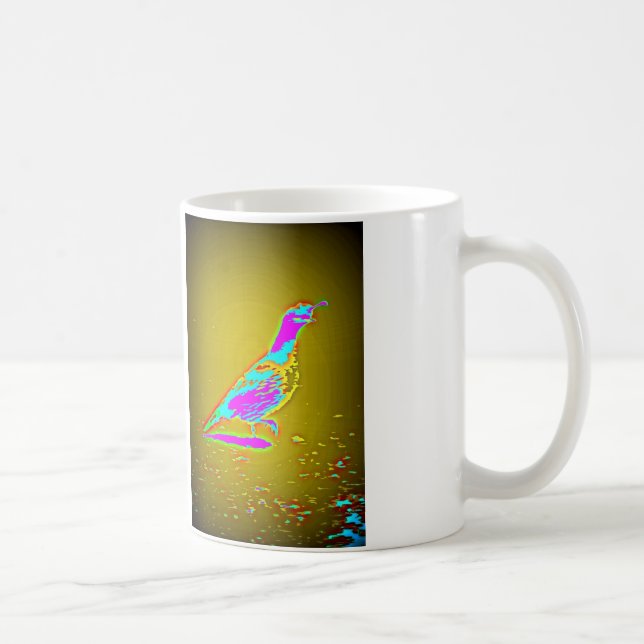 Taza De Café mugre de codorniz púrpura (Derecha)