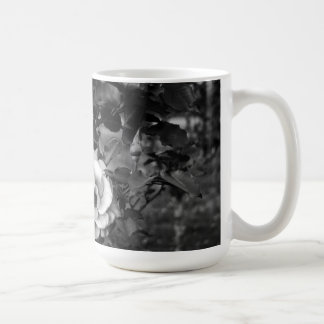 Taza De Café Mugre de colección de rosas blancas