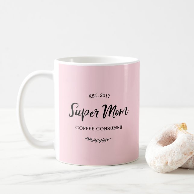 Taza De Café Mugre de consumo de café de supermamá (Con donut)