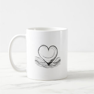 Taza De Café Mugre de corazón