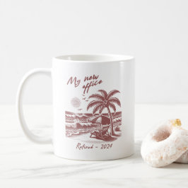 Taza De Café Mugre de coworker retirado
